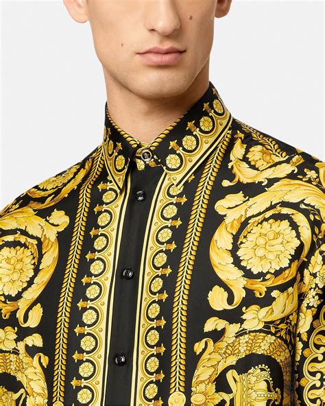 versace baroque silk shirt|versace barocco online shop.